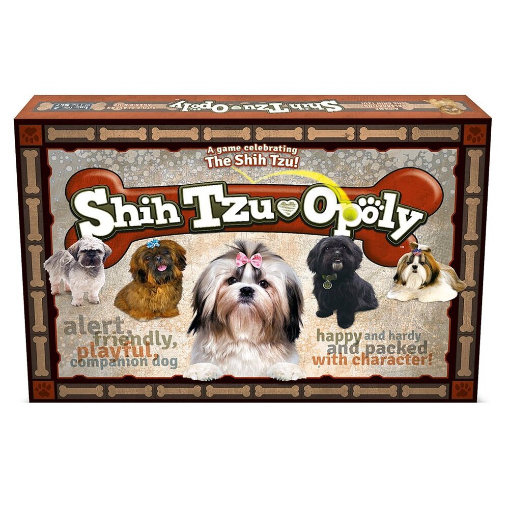 3/$55❤️new sealed🐾🐕Shih Tzu-Opoly🐕🐾Dog-Themed Family Board Game🐾🐕